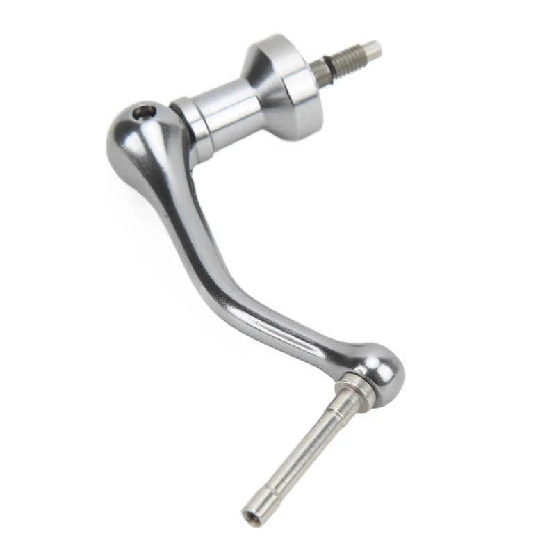 Spinning Reel Handle Aluminum Alloy Rustproof Screw In Type Fishing