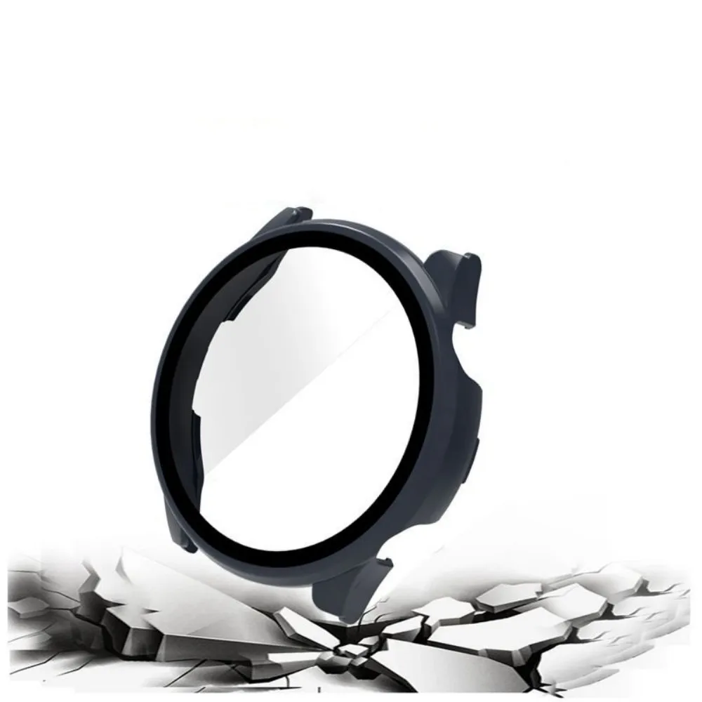 Haylou Solar Plus용 PC 하드 보호 케이스, 전체 커버리지 필름 범퍼 보호 강화 유리, Haylou Solar Plus 쉘