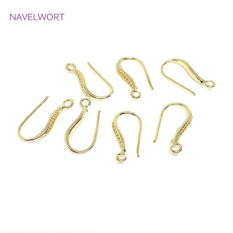 Earring Hooks 14K Gold Plated Hypoallergenic Ear Wires for Jewelry