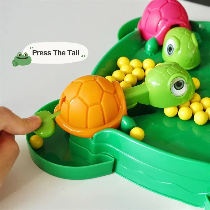 AIUAZA Hungry Turtle Hungry Box schaakbordspel, schildpad boneneten, feest- en feestspeelgoed, familiespellen, speelgoed, spelletjes voor 2 tot 4 personen