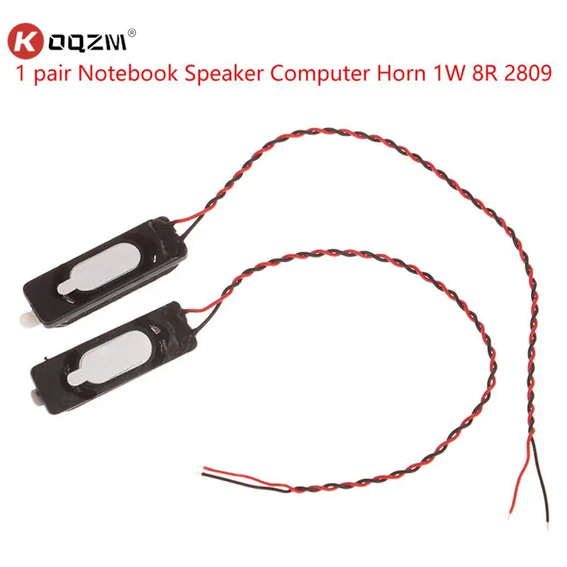

2pcs 2809 1W 8Ohm Notebook Box Speaker Rectangular Internal Computer Horn Speaker Tablet Computer Miniature Speaker Accessories