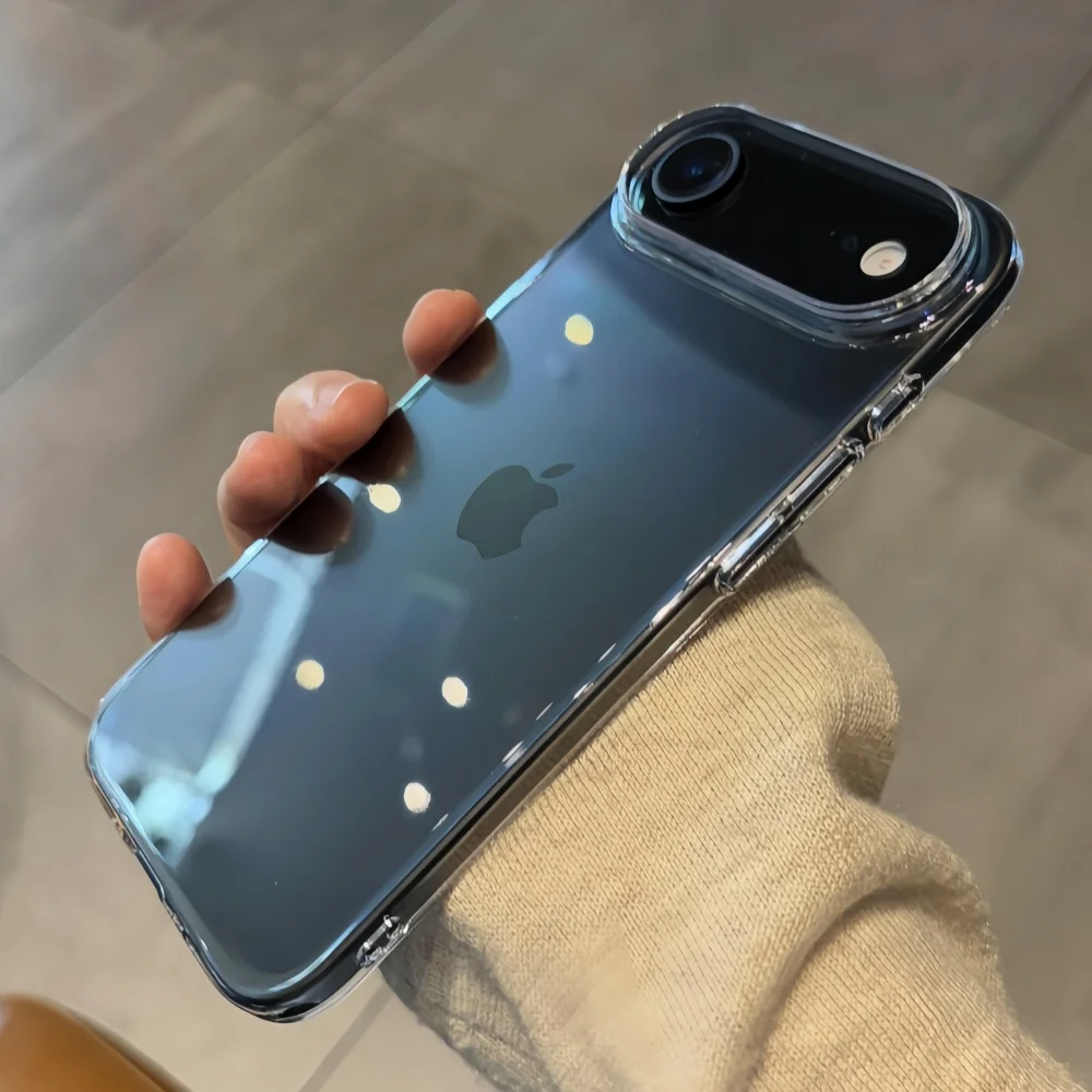 Plain Color HD Transparent Case For iPhone 17.