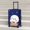 Bubu And Dudu Suitcase Cover Holiday Panda bear hugs love Practical Luggage Accesories Travel Protection 1