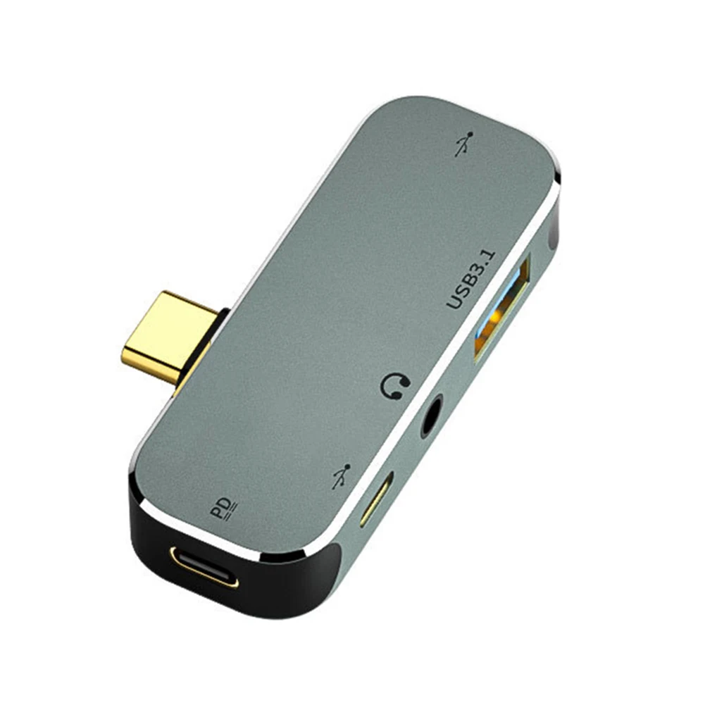 PC Type-C 허브 3.55mm PD100W USB3.0/USB2.0/USB3.1 HDMI 호환 노트북 분배기