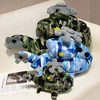 Cartoon Green/Blue Soft Warcraft War Plane Pillow Stuffed Transportation Instrument Men Gift 5