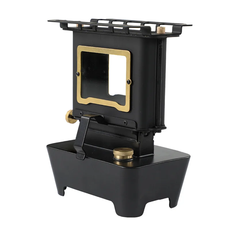 Outdoor Stainless Steel Camping Atmosphere Heating Kerosene Lamp Portable Handheld Retro Sheet Metal Kerosene Stove