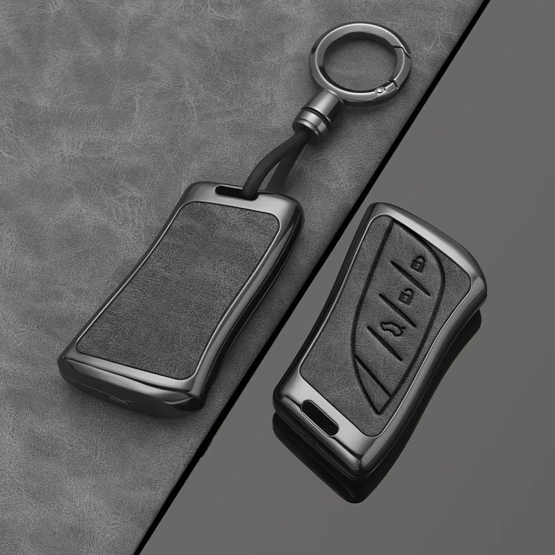 Alloy Style Car Key Case Cover Shell Fob For Lexus NX ES UX US RC LX GX IS RX 200 250h 350h LS 450h 260h 300h UX200 Accessories