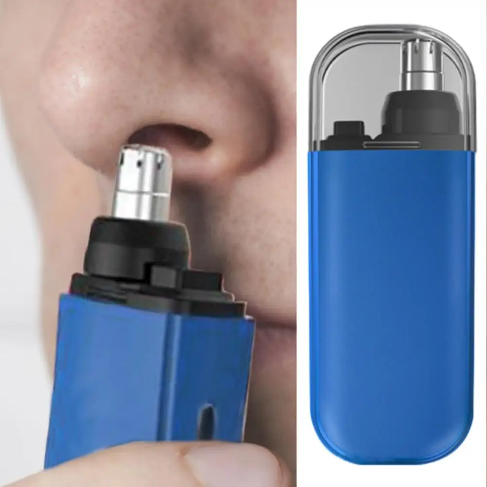 남녀공용 전기 코 헤어 클리퍼, 정밀 코 헤어 트리머, USB 충전식, 방수 코 귀 헤어 클리퍼, 먼지 포함