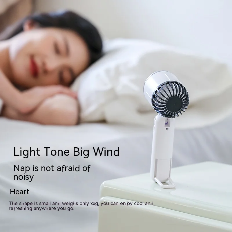 Portable Hand Fan Air Conditioner Cooler Fan, USB Rechargeable Fans, Electric Eyelash Fan Outside Travel Artifact For Summer