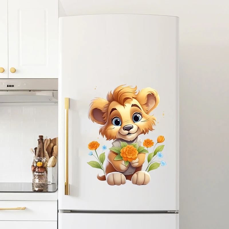Wall Stickers Wall Sticker Tigers Cats Dogs Rabbits Various Animals Wall Sticker Kids Room Background Home Decoration Mural Living Room Wallpaper Decal