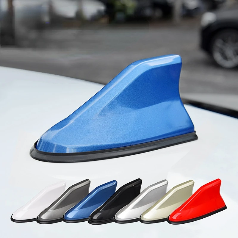 2023 Car Antennas Shark Fin Antenna Auto Radio Signal Aerials Roof Antennas For Universal Car