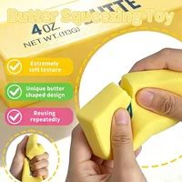 Jouet sensoriel anti-stress en silicone souple en forme de bloc de beurre ou de chocolat, à récupération lente, pour adultes, cadeau 4