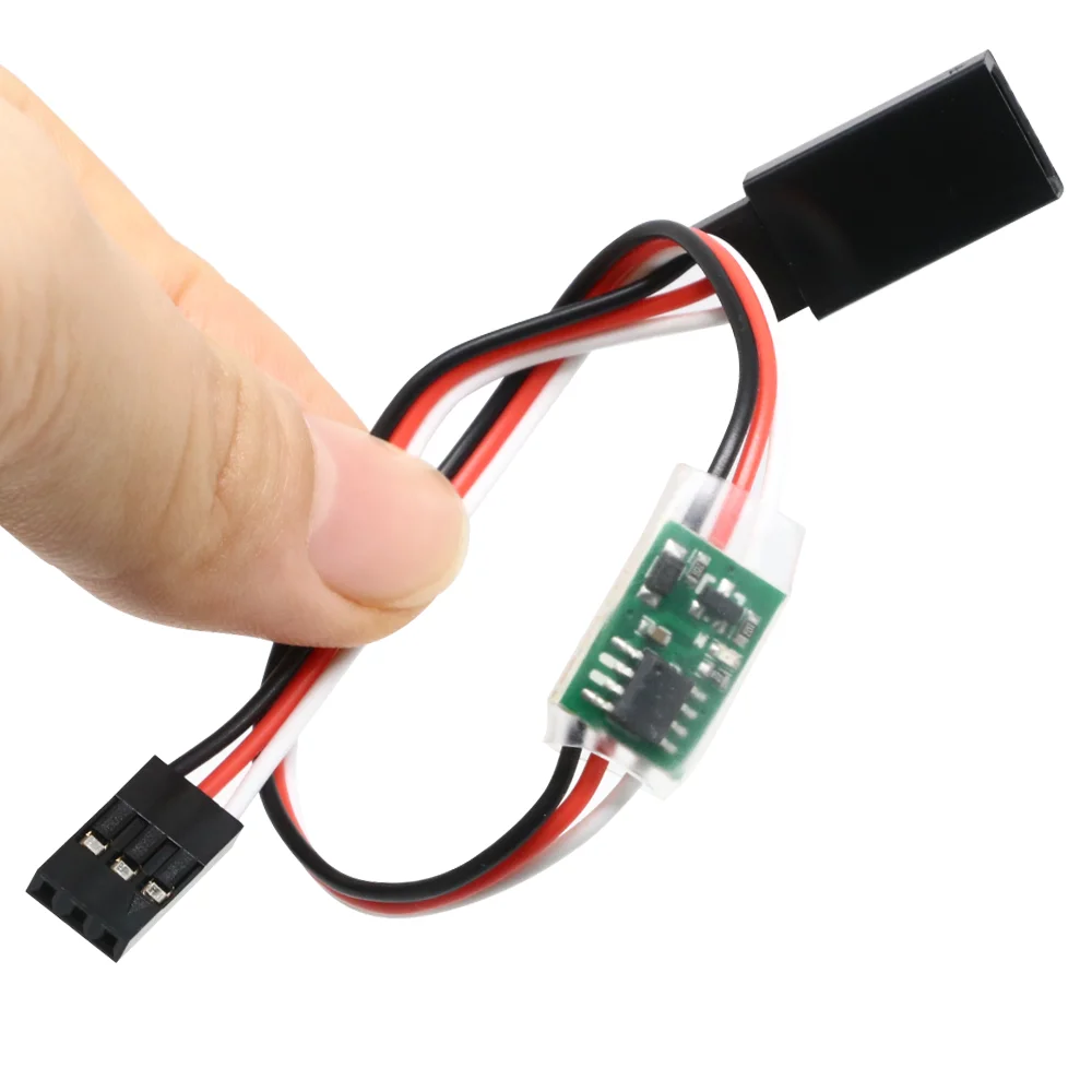 Segnale servo inverter universale 4 ~ 6 V / 3,6 V ~ 24 V per servo Rc per aereo JR Futaba V-tail - immagine 5