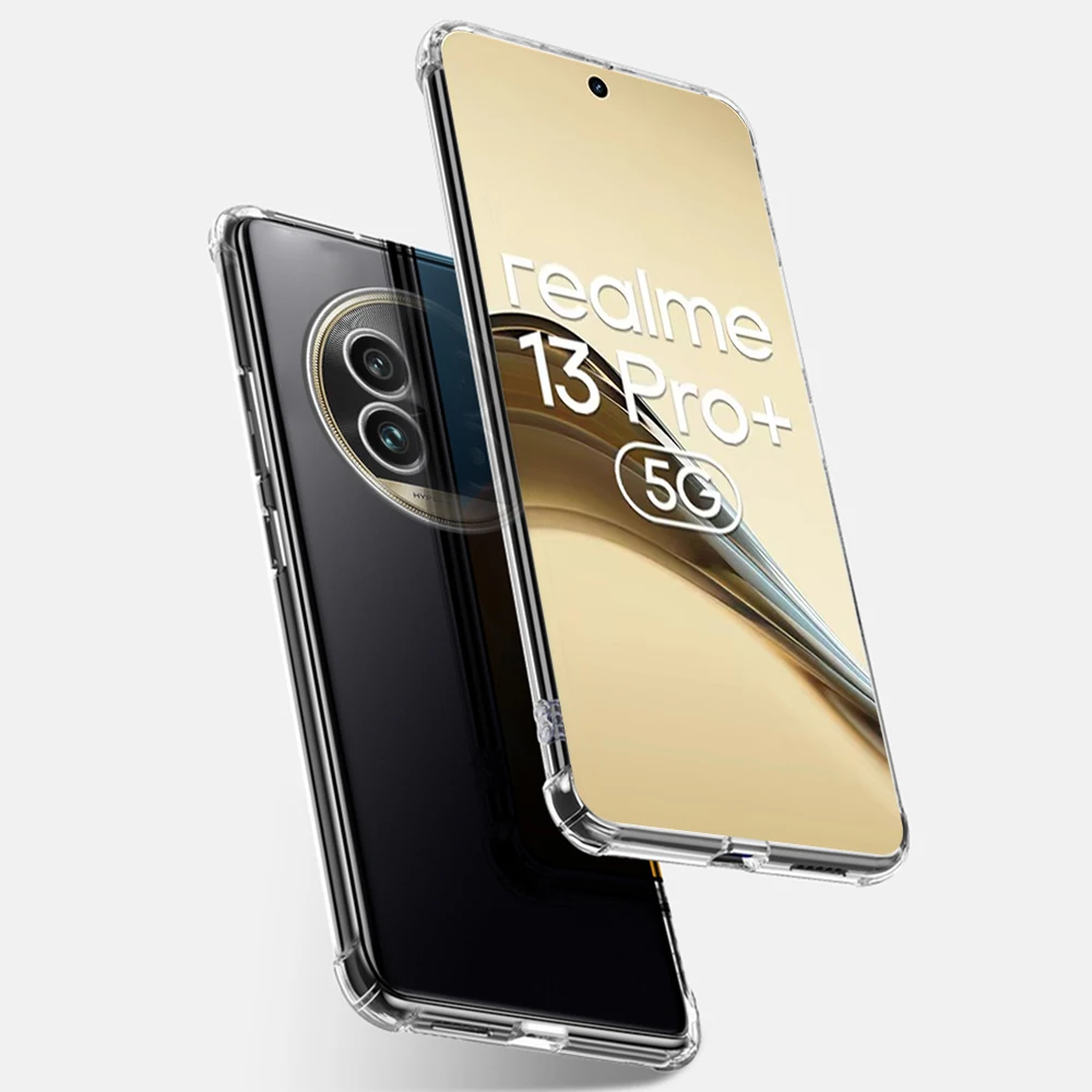 Clear Transparent Shockproof Soft Silicone Phone Case Cover - Enhanced Protection Back Shell