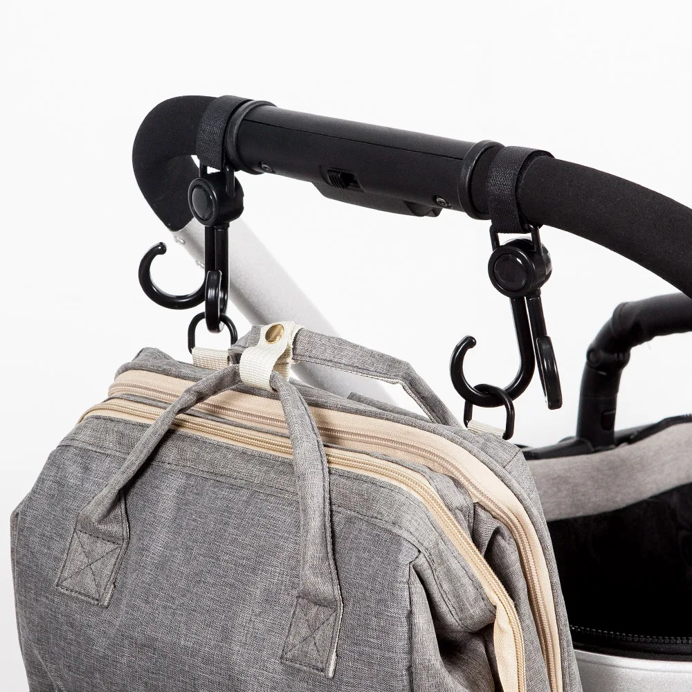 Stroller Trayuniversal 360° Rotatable Stroller Hooks - Baby Pram Organizer Bag  Hanger