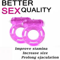 Verzögerung Ejakulation Cock Ring Vibrator Vibrierende Ringe Klitoris Stimulator Penis Erigierte Erektion Verbessern Sex Fähigkeit Sex Spielzeug Männer 5
