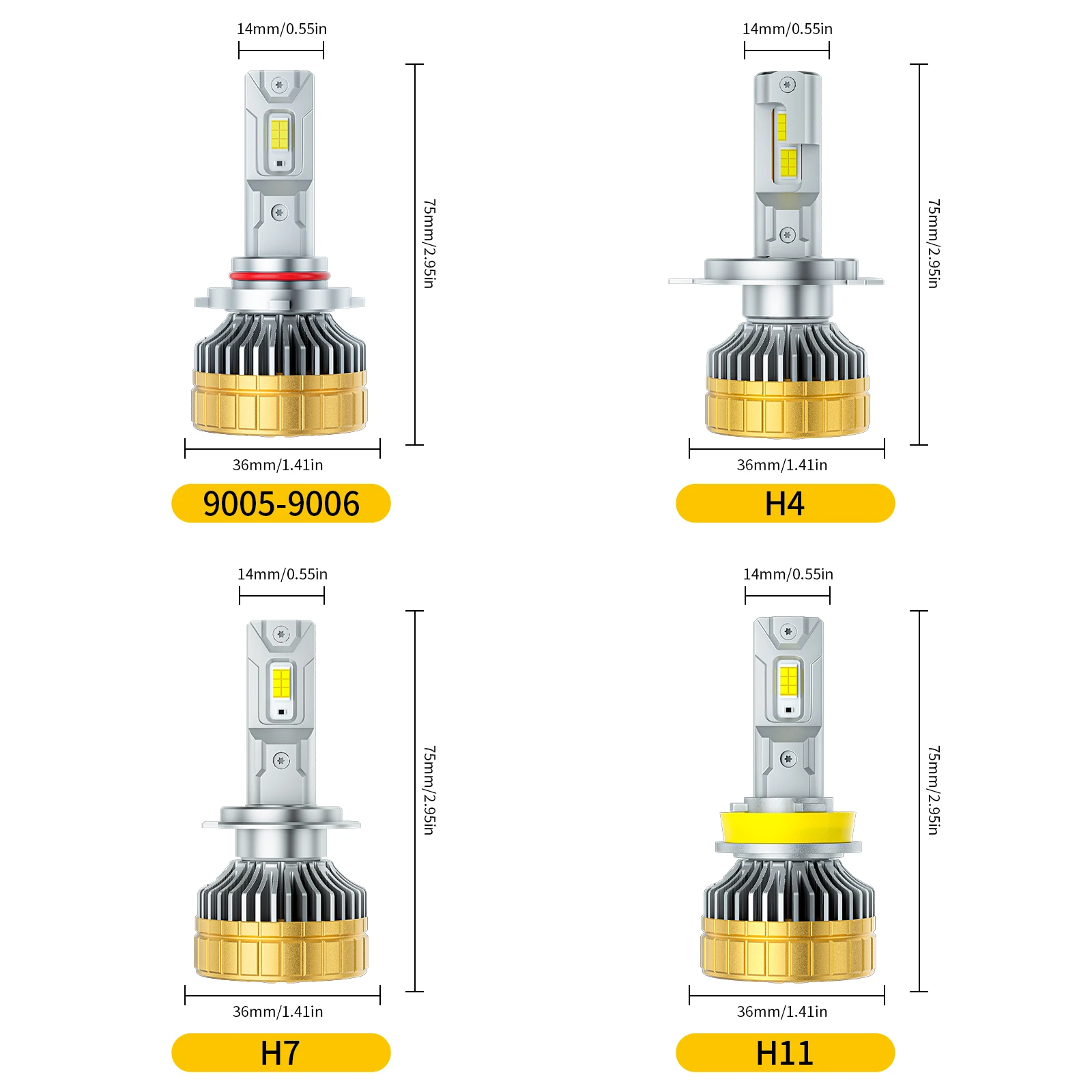 80000LM H7 H11 Led Canbus 6500K 4300K 180W High Power Headlight Bulb H1 H8 H9 H4 Hi/Lo Beam Led With Fan 9005 9006 9003 9012 led car lights led bulbs led headlights led car headlights car headlamps hid headlight bulbs