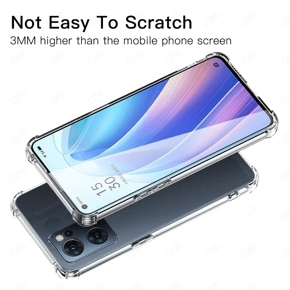 Transparent Shockproof Airbag Silicone Soft Phone Case Cover
