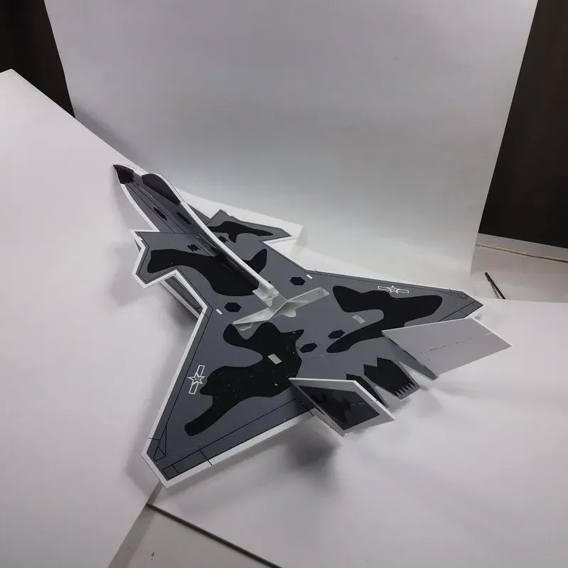 

Model Remote-controlled Aircraft J-20 Fixed Wing Pp Magic Board Crash Resistant J20 Su-27 Glider Of The Same Type, Ready To Fly