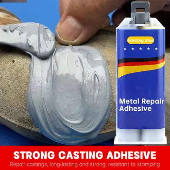 High Temperature Metal Repair Glue AB Glue Strong Cold Welding Glue Magic Plastic Repair Casting Adhesive Agent Weld Tools