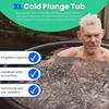 The Cold Pod Ice Bath Tub Elite Lite: XL Cold Plunge Tub 120 Gallon with Rigid Inflatable Walls and Lid for Athletes, Compatible 2