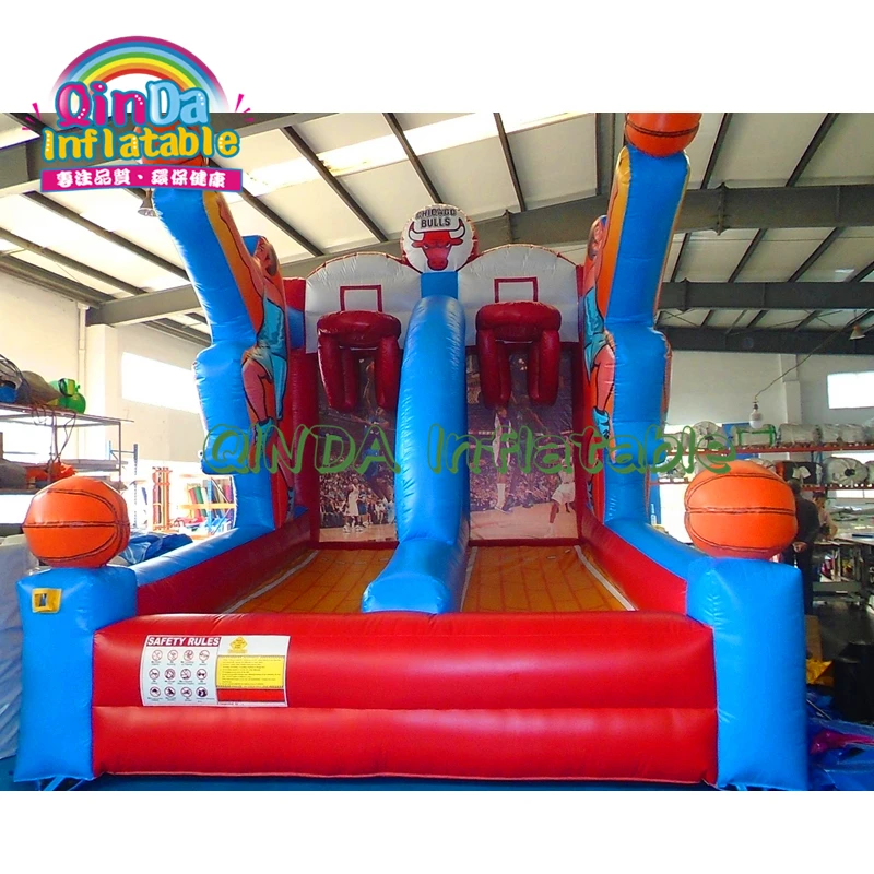 

Double 2 Players Sport Shooting Inflatable Basketball Hoop Game