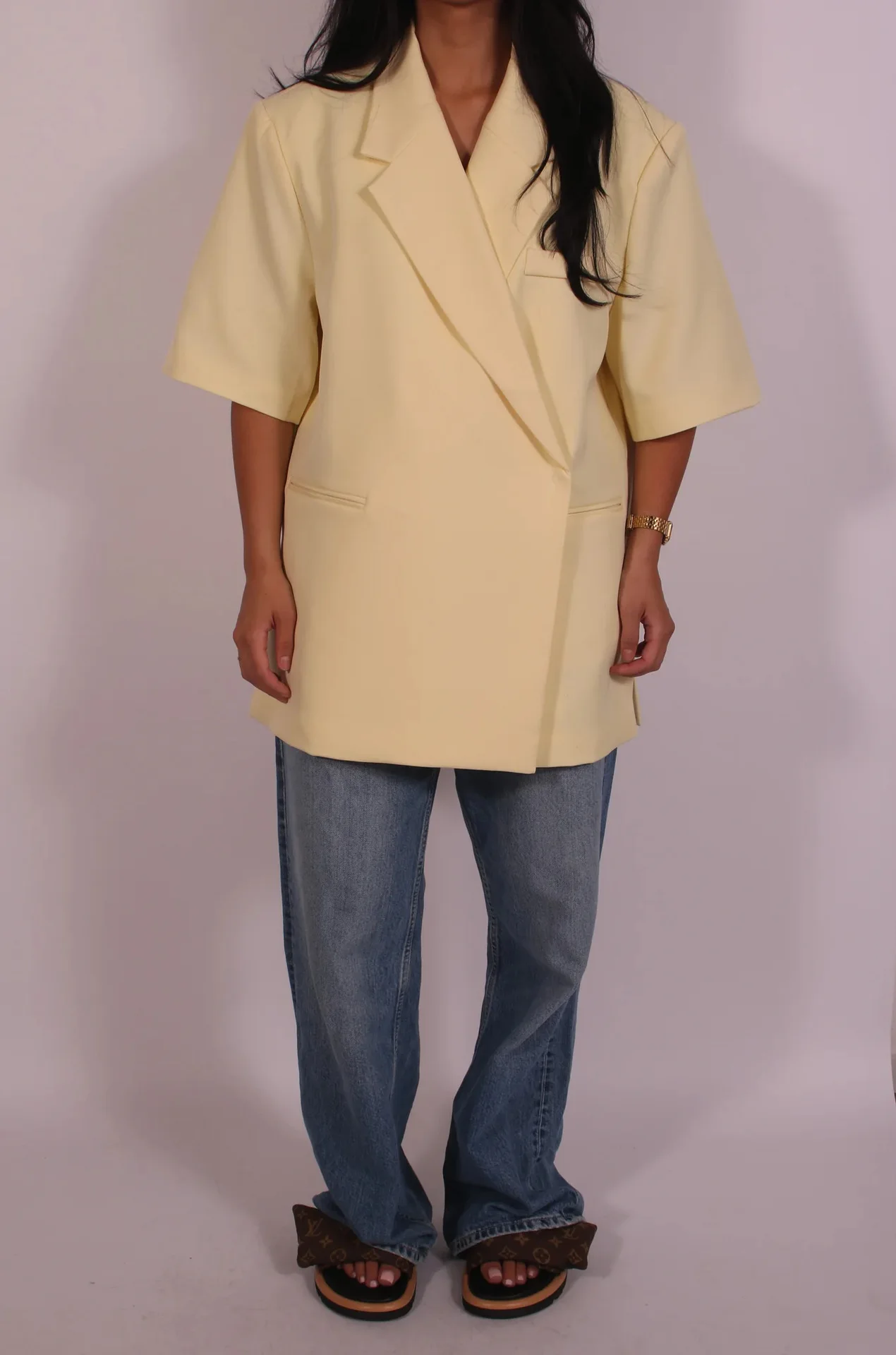Ladies Loose Blazer Suit Image 11