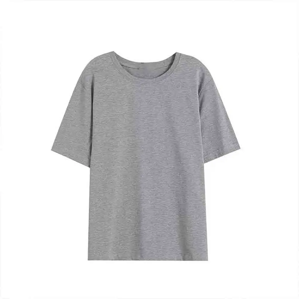 

Женская Весенняя Новинка 2024, модная Базовая Универсальная футболка в стиле ретро, шикарный Повседневный Топ с коротким рукавом и круглым вырезом для женщин