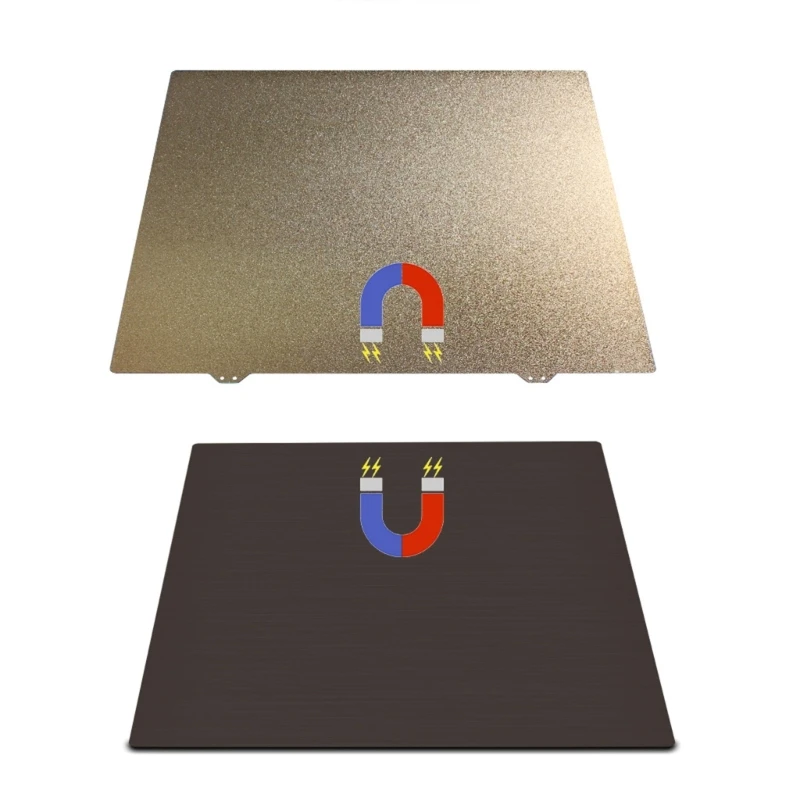 Placa De Impresión 3D De Acero Con Resorte PEI De Doble Cara – Base Magnética Para Um2, Tamaño 229x257 Mm Y 0,08 Pulgadas De Grosor