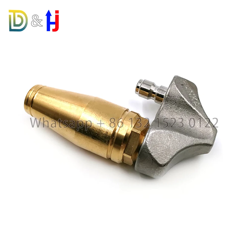 

Top Quality 1/4″ Inch High Pressure Self Propelled, Sewage Sewer Drain Cleaning Nozzle, Water Jetter Head