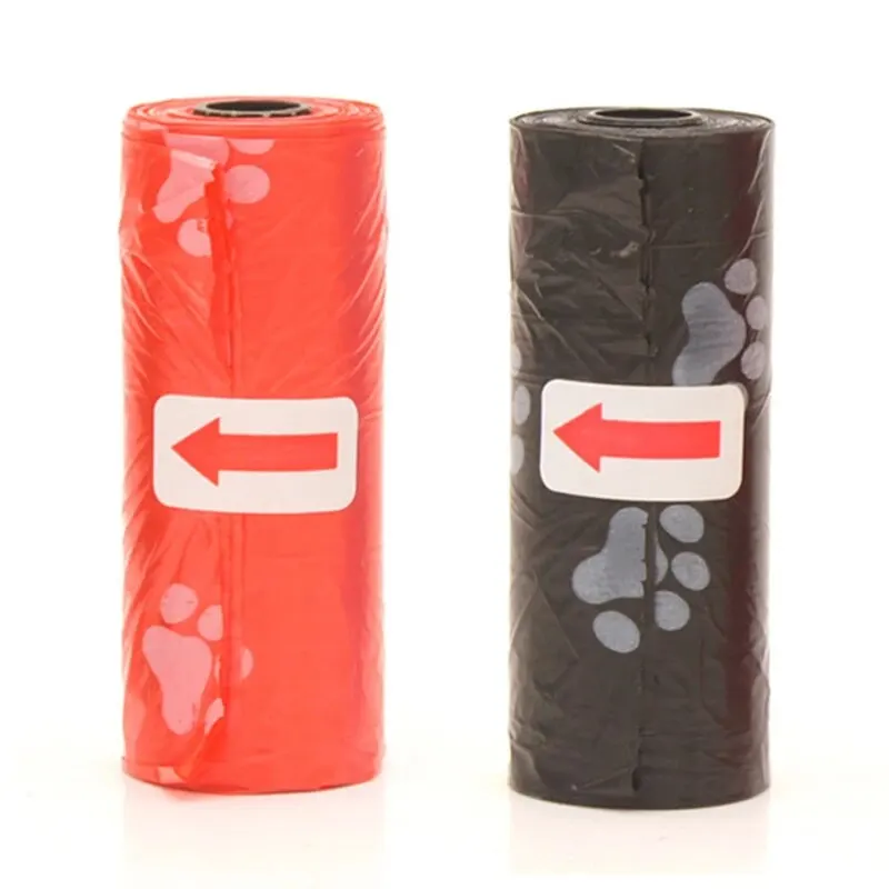 Pet Poop Bags Dog Poop Bags 6PCS Walking Dog Pet Pick Up Poo Bag Dog Poop Bag Cat Universal Print Small Easy To Carry And Not Easy To Break