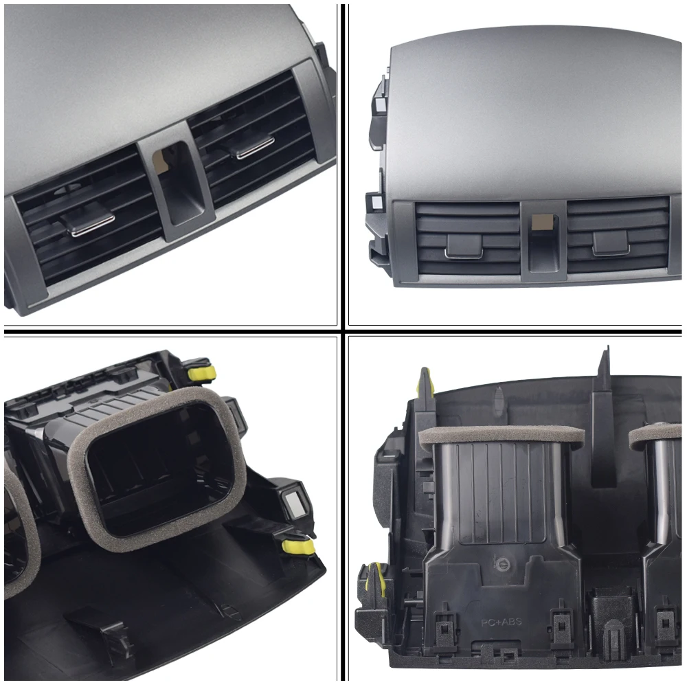 Center Dash A/C Air Conditioner Central Air Outlet Panel Grill Cover For Toyota Corolla Altis 2007 2008 2009 2010 2011 2012 2013 6