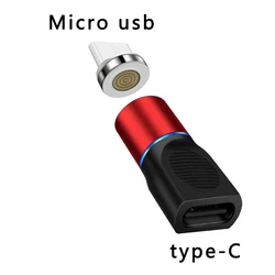 Magnetic Micro to Type - C to Lightning Adapter and Data Converter (Type - c to micro usb)