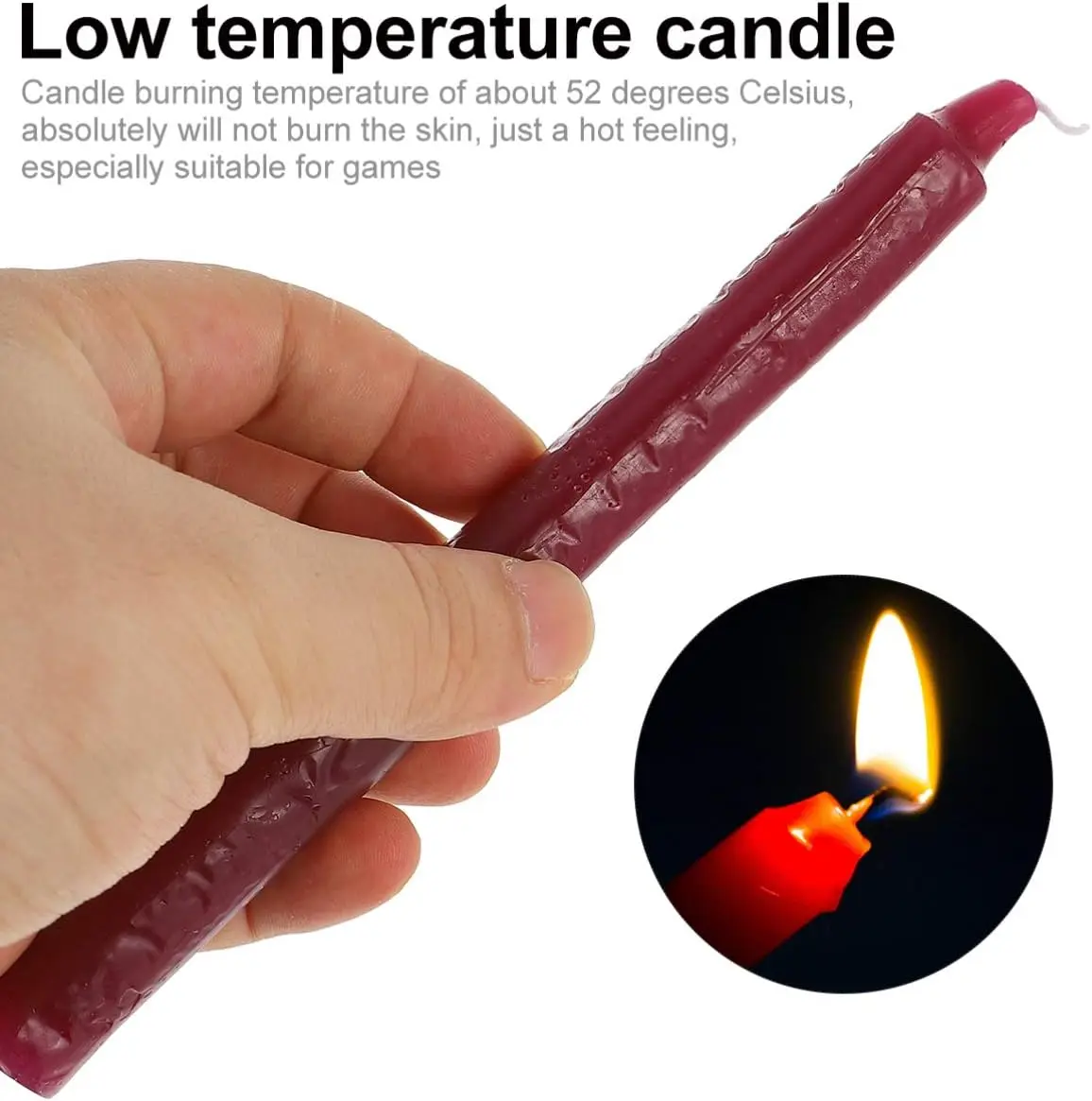 3PCS/Box Low Temperature Candle Romantic Passion Play Sex Candles Couple Relaxation Flirting Sex Wax Adults Game Toys sex candles