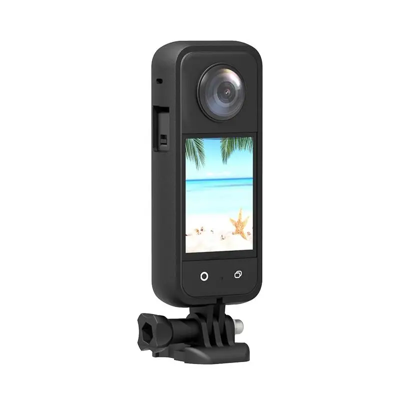 Insta 360 X3 파노라마 스포츠 액션 카메라용 오리지널 보호 프레임 케이지, 나사산 구멍 보호 케이스, 보호 프레임