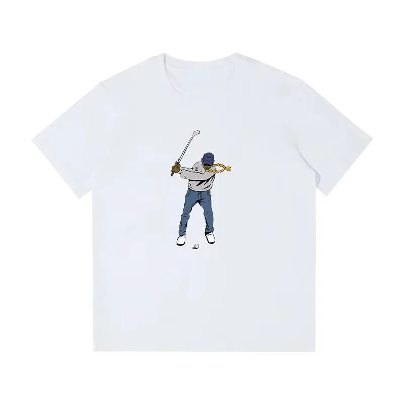 Golf Performance T-Shirt-Luxury Moisture-Wicking Tee-Men & Women's Designer Summer Sportswear