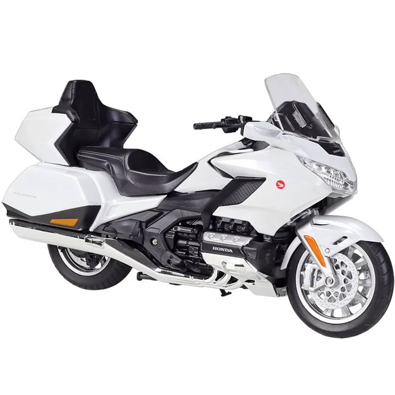 Welly 1:12 Honda Gold Wing 2020 Gold Wing 중장비 모조 합금 오토바이 모델 장난감 컬렉션 디스플레이 선물