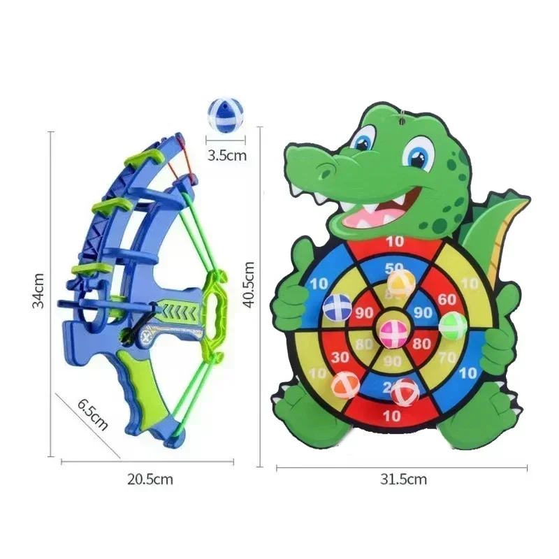 New Montessori Throw Sport Slingshot Target Sticky Ball Dartboard Basketball Board Games Educational Children's Outdoor Game Toy