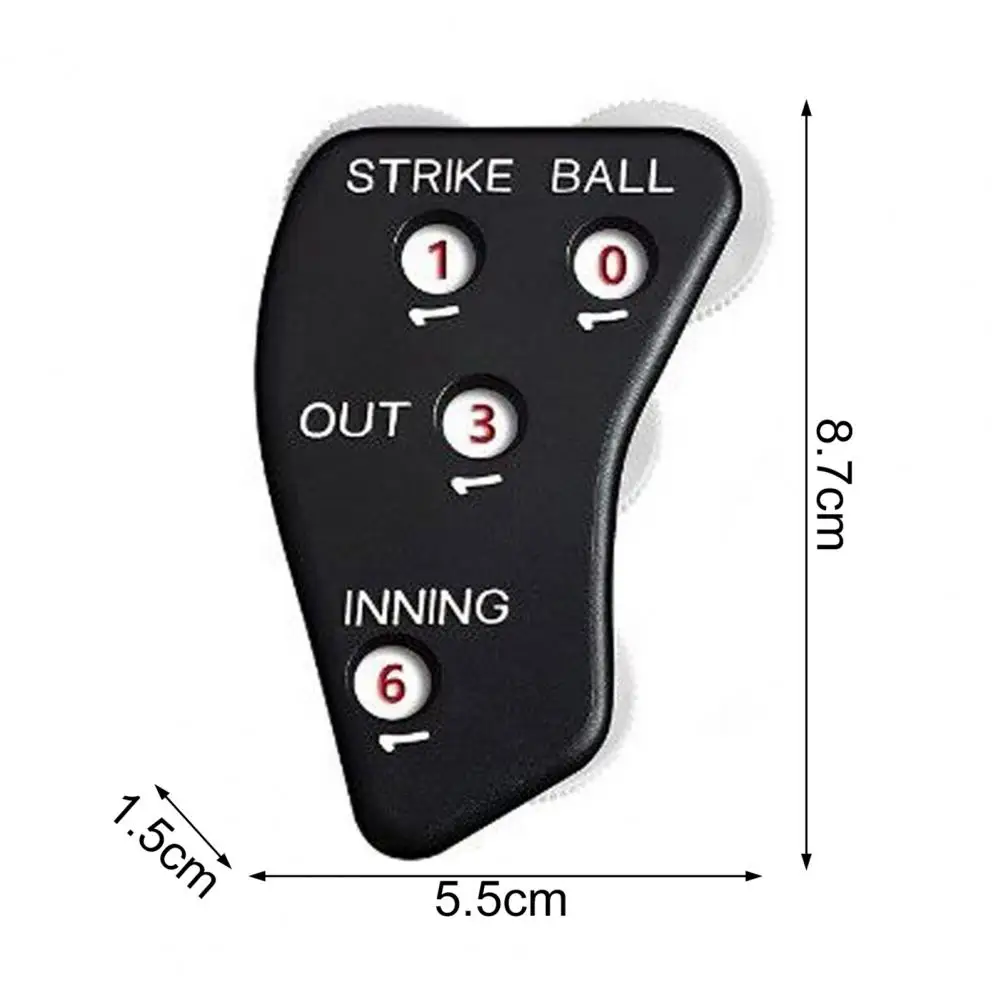 4 Wheel Referee Counter Lanyard Referee Indicator Baseball Clicker Umpire Clicker Umpire Gear Gym Sports Indicator baseball referee counter