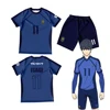 Blue Lock Isagi Yoichi Men T-shirt Shorts Set Cartoon Anime Cosplay Male Tee Shirt Suit Custom Summer Women Jerseys Sets 1
