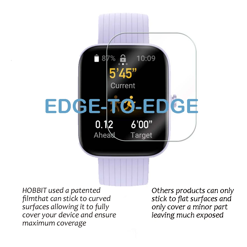 Amazfit Bip 3  TPU ȣ ʸ, Ʈ ġ ȭ ȣ, HD  ũġ  ȣ ʸ,  ƴ, 3 