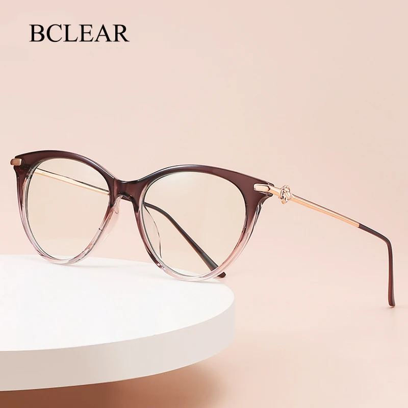Eyewear Frames Women Cat Eye Glasses Frame Myopia Prescription