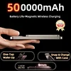 50000mAh CCC Certification Thin Power Bank Ultra  Hanging For MagSafe Magnetic Wireless Fast Charging Portable Battery Display