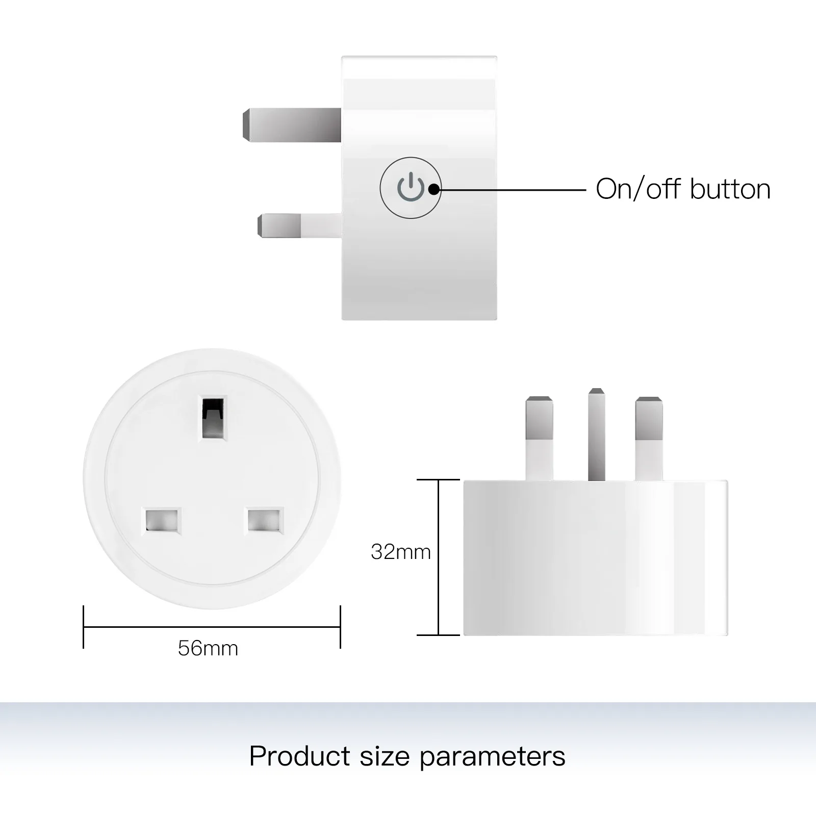 Moes Wifi Smart Power Socket Plug Brightness Adjust Timer For Tuya Smart  Life App, Alexa Google Assistant Voice Control Us - Electrical  Sockets - AliExpress