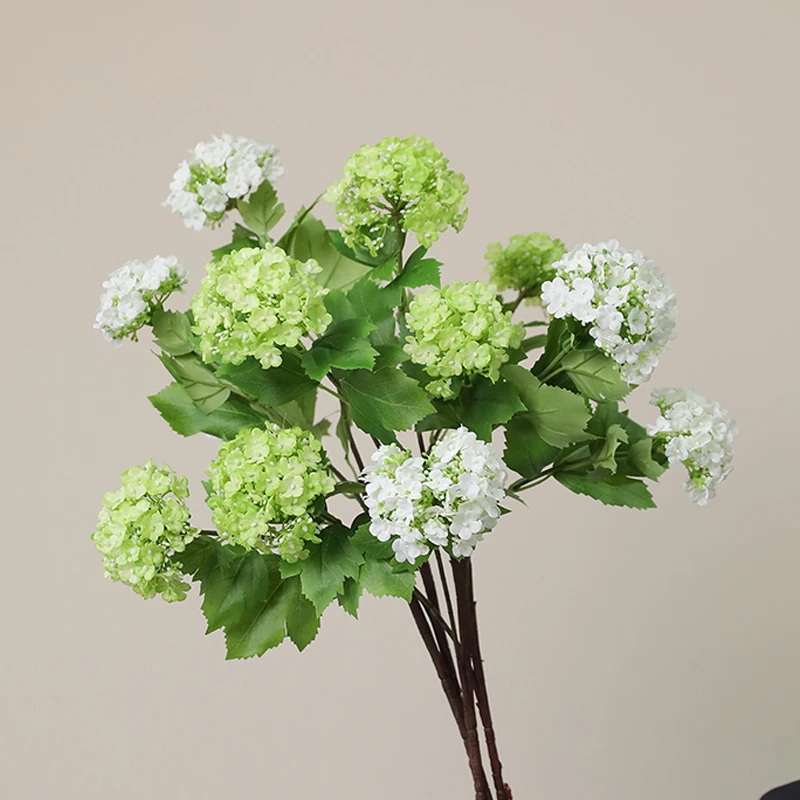 Fall Flower Arrangements Artificial  Hydrangea Silk Flower Arrangements -  Hydrangea - Aliexpress