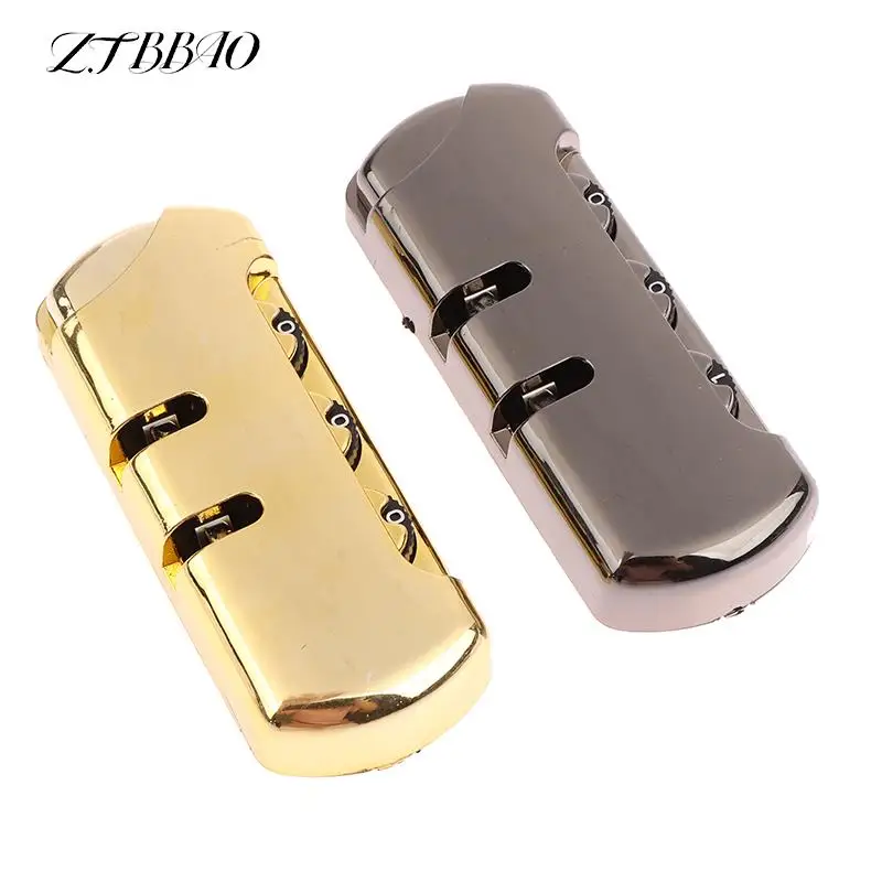 

1PCS Luggage Suitcase Code Lock 3 Digit Combination Padlock For Travel Fixed Lock Anti-theft Bag Accessories Lock Pull Chain