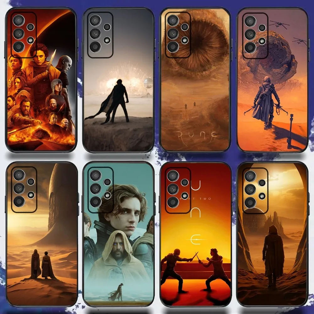 

Movie D-Dune Phone Case For Samsung S24,S21,S22,S23,S30,Ultra,S20,Plus,Fe,Lite,Note,10,9,5G Black Soft Cover