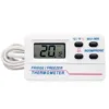 Thermometer Digital Refrigerator, Freezer, Freezer Magnetic Thermometer with Alarm Clock 1