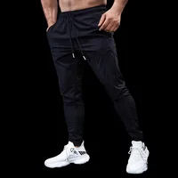 Pantalon de sport d'été pour hommes, séchage rapide, mince, décontracté, à petites jambes, pour course à pied, basket-ball, respirant 4