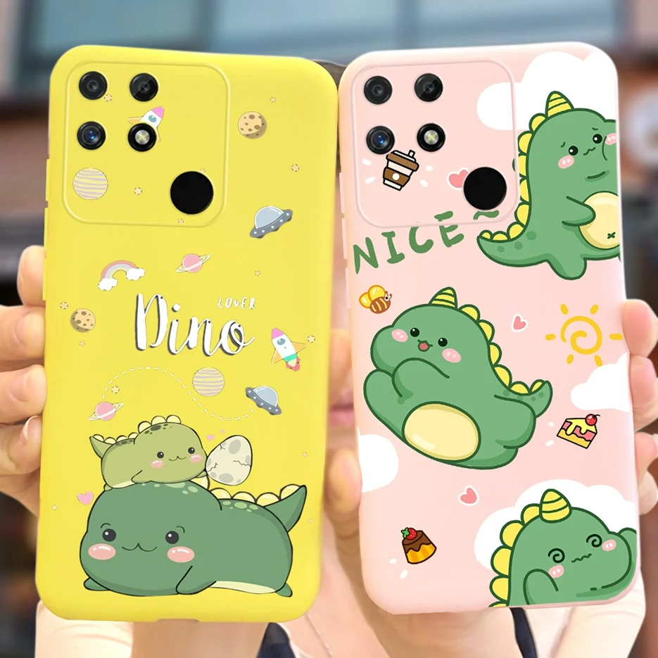 Lovely Cartoon Soft Silicone Phone Case - Cute Protective Cover